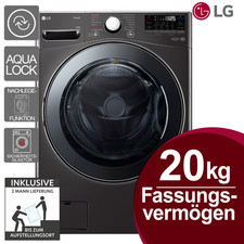 LG F0WVT202B 20 kg Waschmaschine Inverter Direct Drive Wäsche nachlegen 2ML