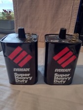 Eveready Super Heavy Duty Battery 6 Volt  Made in USA. Gebraucht!