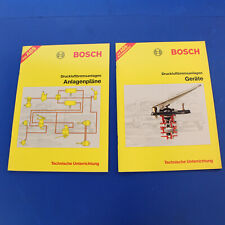 Bosch 2x Technische Unterrichtung Druckluftbremsanlage Geräte + Anlagenpläne ABS