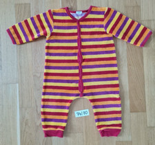 Alana Frottee Pyjama Einteiler Winter Gr. 74/70 Bio Baumwolle Schlafoverall