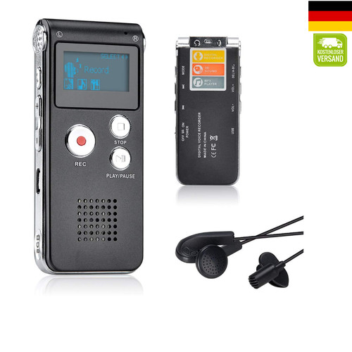 Sprachaufnahme recorder 8gb - recorder,