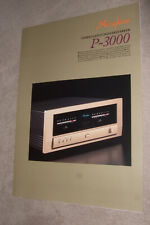 Accuphase HiFi Prospekt, P-3000, Verstärker, Broschüre, 2007, Deutsch