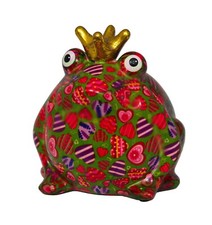 Spardose Frosch Lurch Spartopf Sparbüchse Sparschwein Gecko Deko Figur Skulptur