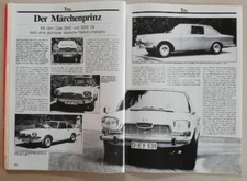 Glas 2600 & 3000 V8 - Fotoreportage auf 8 Seiten mit Poster