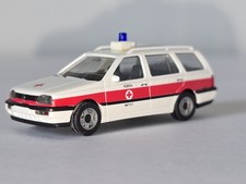 HERPA, VW Golf Variant, DRK Notarzt Fahrzeug, Einsatzfahrzeug, H0 1:87 selten