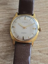 Stücker Herren Armbanduhr alt Handaufzug incabloc 17 Rubis Datum