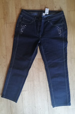 damen jeans, ungetragen, Größe 23 (EU), mit Straßaplikation, Stretch
