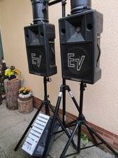 PA Anlage: 1 Dynacord Eminent VI + 2 EV Boxen mit Ständer +2 Scheinw. m. Ständer