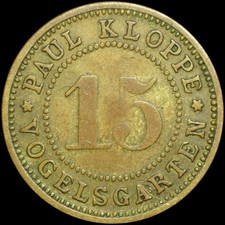 WERTMARKE: 15 Pfennig