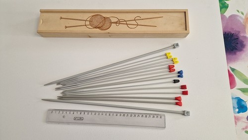 Stricknadeln lang konvolut - lang,,