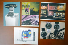 5 AK  - Werbepostkarten davon 2 Edgarcards