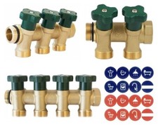 Messing Wasser Verteiler