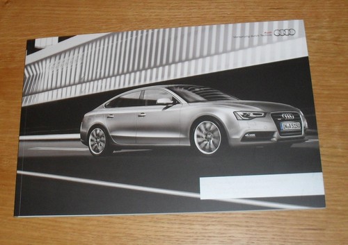 Audi prospekt 2012 - a5,