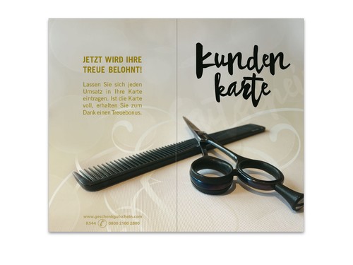 Kundenkarten für friseure - für,
