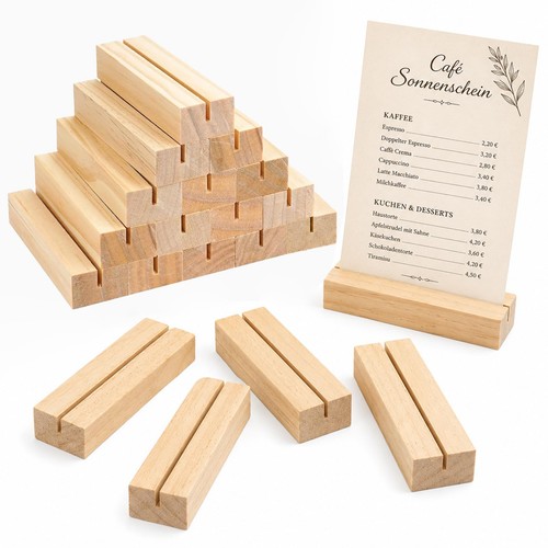 Kartenhalter holz - kartenhalter,