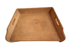 Altes antikes schweres Holztablett massiv dicke Bretter mit Haltegriffen Eiche?