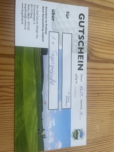 Gutschein für ein tages - gutschein,