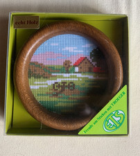 GOBELIN  STICKPACKUNG  -echter HOLZRAHMEN  kompl. Fa. Troeger