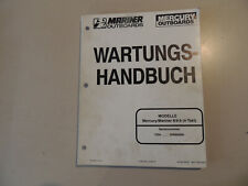 Werkstatthandbuch Mariner Mercury 8 9.9 PS 2Zyl-4Takt Reparaturanleitung Aus1996