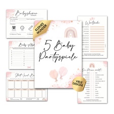 5 Babyparty Spiele für 12