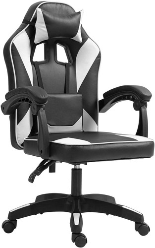 Gaming stuhl schwarz weiß - stuhl, /