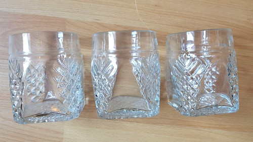 Whisky gläser dickes - 3, glas