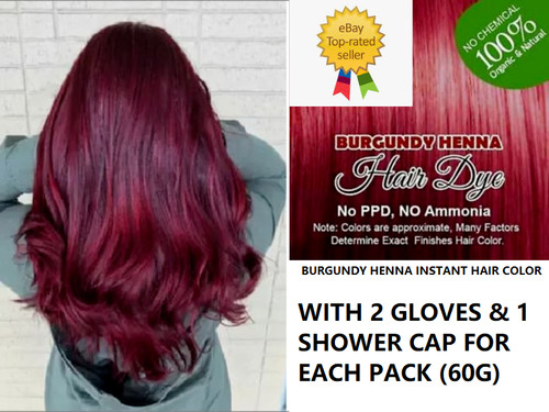 Burgund henna pulver - burgund,