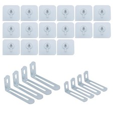 8 Sätze Selbstklebend Möbel Kippsicherung, Kippschutz für Fernseher,Hochle