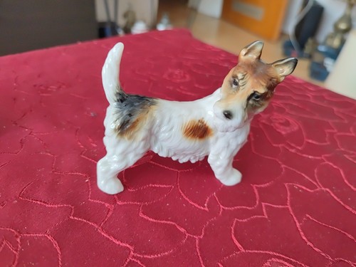 Porzellan hunde figur spitz - porzellan,