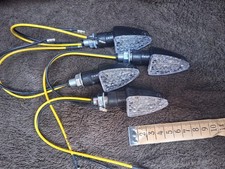 4x LED-Blinker Motorroller, Motorrrad, mit E-Zeichen, M10 neu und unbenutzt OVP