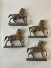 Ritter-Pferde (alt) - 4 Stück