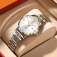 Armbanduhr Damen Uhr Edelstahl Quarzuhr Luxus Uhr hochwertig hoche Qualität