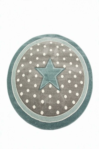 Kinderteppich rund stern - rund, in