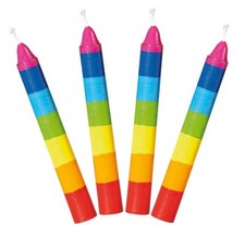 Geburtstagskerzen BUNT 10 x
