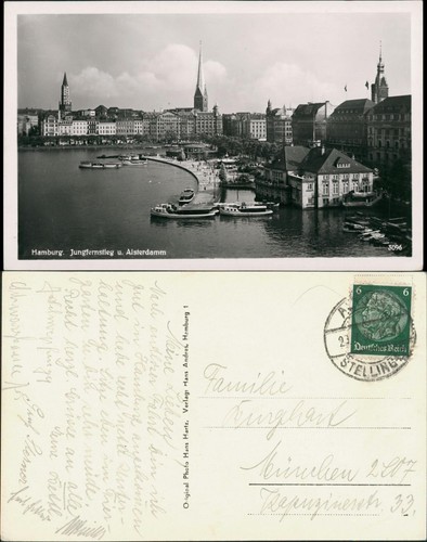 Ansichtskarte hamburg - ansichtskarte,