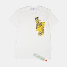 Off White T-Shirt / Größe M / Herren / Weiß / Baumwolle
