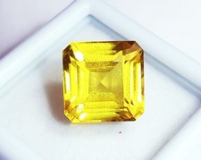 Quadrat Schliff Gelb Saphir