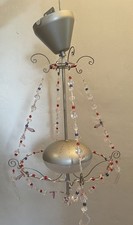 IKEA Kinderzimmer Lampe / Deckenlampe / Kronleuchter ￼mit Perlen – Mädchenzimmer