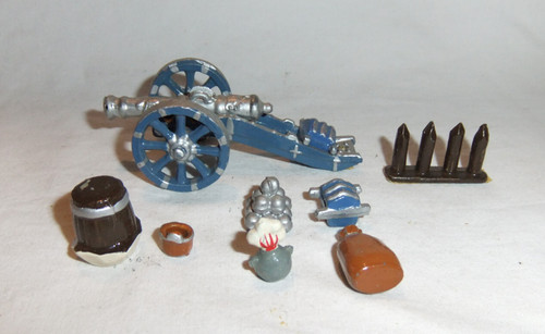Zinnfiguren kanone mit - 8.25,