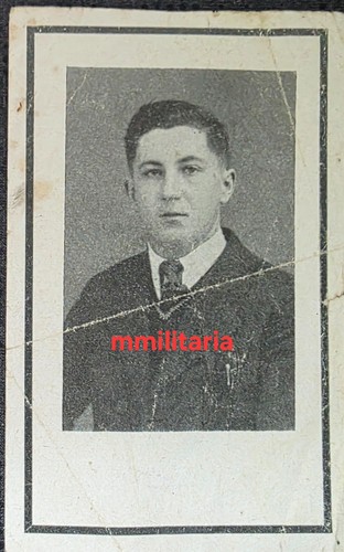 Sterbebild wwii gefreiter - sterbebild,