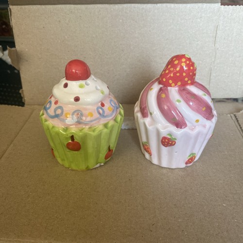 Vintage retro keramik muffin - keramik,