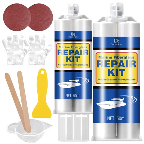 Fiberglass reparaturset - fiberglass,