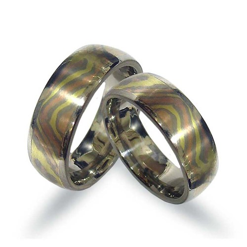 Ein paar mokume gane - paar,