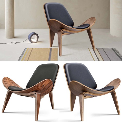Hans wegner style shell - wegner,