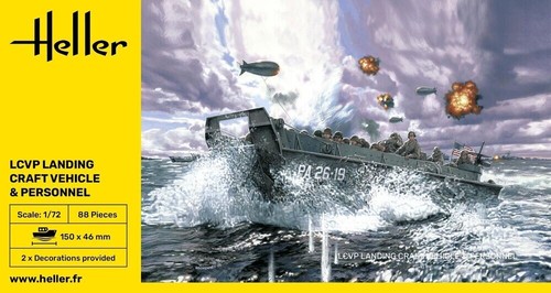 Heller 79995 lcvp landungsboot - lcvp,