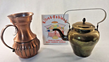 Deko Karaffe Kanne Metall Kupfer Messing nur DEKO Set Konvolut Trödel