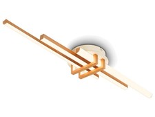 Briloner LED Deckenleuchte mit Eckprofil (3er Stab, Coffee, Warm grey) - B-Ware 