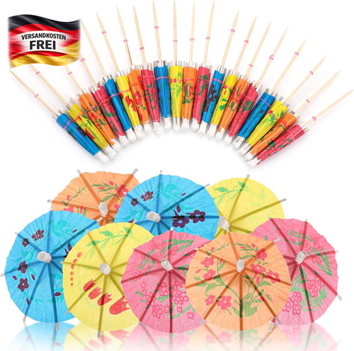 Bunte cocktail schirme - bunte, cocktail-schirme