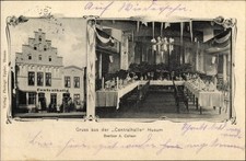 Ak Husum in Nordfriesland, Centralhalle, Bes. A. Callsen,... - 10150103