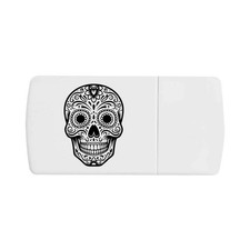 Pillendose sugar skull mit - "sugar,